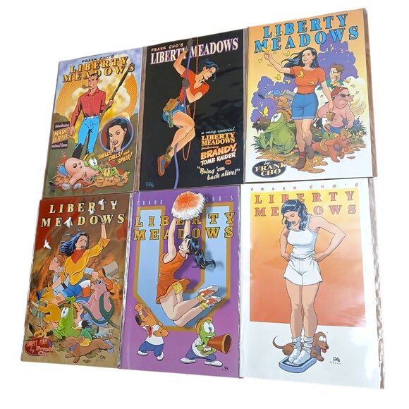 Frank Cho's Liberty Meadows 37 Issue Lot #3-37, Sourcebook And Wedding Album - Picture 4 of 15